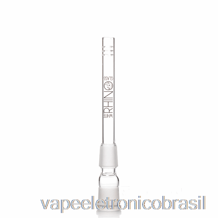 Vape Eletrônico White Rhino 19/19 Vidro Downstem 5 Polegadas